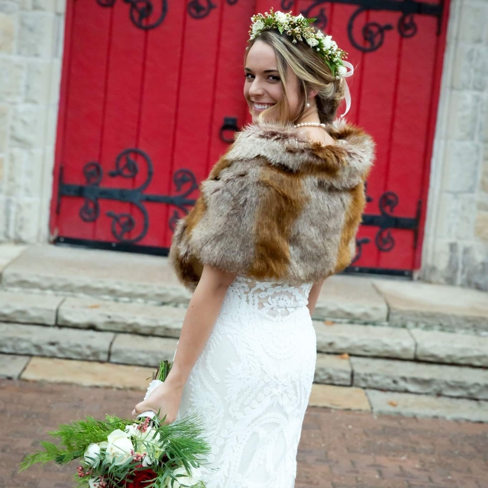 Fur shawl